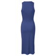 thumbnail image 5 of Sngxgn Women's Long Tank Maxi T-Shirt Summer Casual Dress(Blue,M), 5 of 5