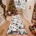 thumbnail image 6 of Lahome Decor 2' x 6' Christmas Runner Rugs For Hallway Kitchen Entryway Holiday Decor Bathroom Living Room Entryway Laundry Room Washable Non-slip Soft Carpet,Beige, 6 of 9