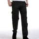 thumbnail image 1 of Pantalones largos casuales para hombre, pantalones de pierna ancha, bolsillos cargo, pantalones deportivos casuales con cordones, pantalones largos para hombre, 1 of 4