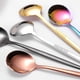 thumbnail image 5 of 5 Piece Stainless Steel Spoon Set in Various Colors for Tea Coffee Stirring, 5 of 11