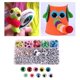 thumbnail image 5 of Ojos saltones que se mueven 1120Pcs Wiggle Googly Eyes Autoadhesivo Artesanía Ojos DIY Colorido Vistoso Magideal Ojos saltones que se mueven, 5 of 7