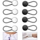 thumbnail image 1 of Piezas Extensores de Cuello Extensores de Cuello con Botones de Metal Elásticos para Camisa, Vestido, Chaqueta, Blanco y Negro, 1 of 5