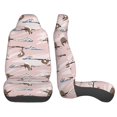 thumbnail image 3 of Yiaed Cloud Sloth Print Car Seat Covers,Universal Auto Seats Protector Fits for Car,SUV Sedan,Truck,Automotive Seat Covers & Accessories(Two packs), 3 of 7