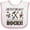 White and Pink, variant on Inktastic Archaeology Rocks Archaeologist Boys or Girls Baby Bib