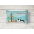 thumbnail image 2 of Carolines Treasures CK3515PW1216 Staffordshire Terrier Christmas Tree Canvas Fabric Decorative Pillow, 12H, 2 of 4