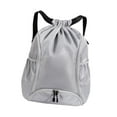 thumbnail image 5 of Dualoai Basketball Backpack Sport Bag Gifts for Boys Breathable Spacious Sports Training Gray, 5 of 9