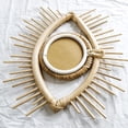 thumbnail image 2 of Eye Hanging Mirror Eye Wall Rattan Mirror Decor Wall Mirror Decoration, 2 of 9