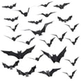 thumbnail image 2 of Haillom Halloween Stickers 3D Animal Festival Decorations Home PVC Window Decals Ornaments, 24Pcs, Type 1, 2 of 10