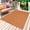 Orange, variant on Red Burlap Texture Outdoor Rug 6x9 Ft - Reversible Patio Rug Outdoor Camping Rugs, Farmhouse Vintage Red Washable Indoor Outdoor Area Rugs, Non-Slip Outdoor Carpet Runner for Deck/Porch