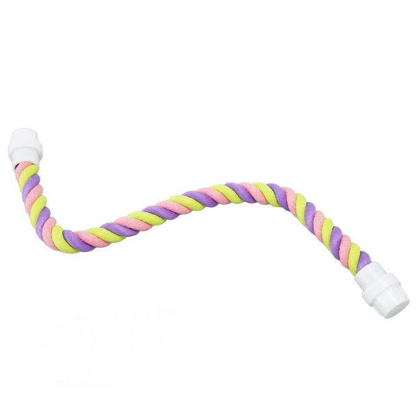 Percha De Cuerda Para Pájaros, Soporte Colorido Para Cuerda De Loro Trepador, Flexible, Seguro, Soporte Estable Para Cacatúas Para Periquitos