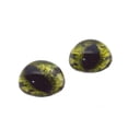 thumbnail image 3 of High Domed Green Alligator Glass Eyes, 3 of 7