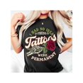 thumbnail image 1 of Humorous and edgy T - Shirt: Share a Light - hearted Tattoo Regret with "i HaD No iDea THeSe Tattoos WeRe PeRMaNeNT", 1 of 7