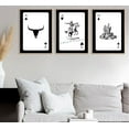thumbnail image 3 of Western Cowboy Wall Art Rustic Southwestern Canvas Poster Retro Western Aesthetic Pictures Playing Card Prints Longhorn Bull Skull Painting Cactus Wall Decor for Bedroom Living Room Unframed, 3 of 6