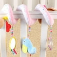 thumbnail image 4 of Newborn Car Seat Toys Stroller Toys for Baby 0-6 Months, Cebalnir Spiral Plush Toys Hanging Car Seat Crib Toy for Boy Girls Spiral Hanging Plush Toy Baby Shower Thank You Gift (Delicate), 4 of 6