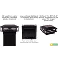 thumbnail image 5 of GreenLighting 1 Pack Modern Low Voltage Powered 120 Lumen LED Post Cap Light for 4x4 or 5x5 Posts (Black), 5 of 6