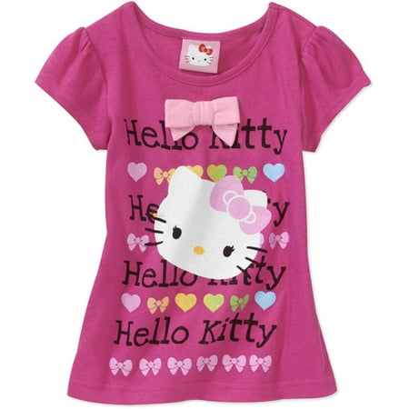 Baby Girls' Short Sleeve Bow Graphic Tee - Walmart.com