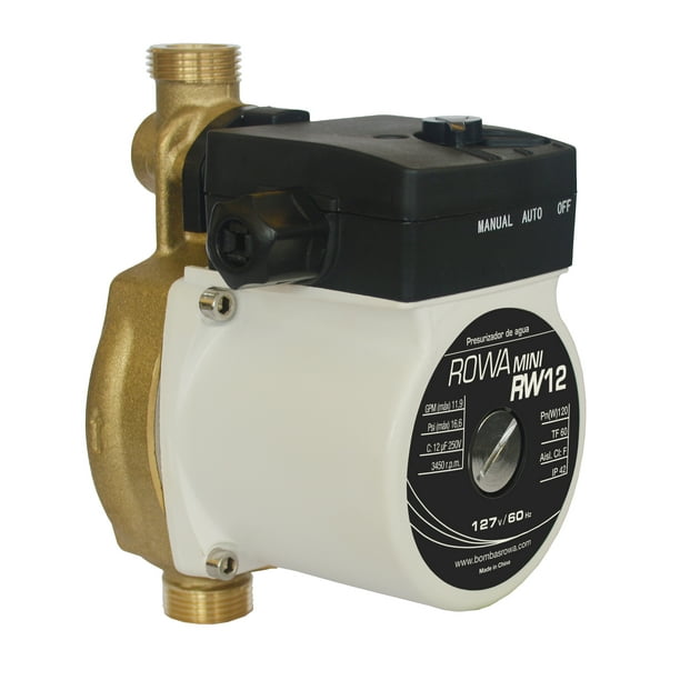 Bomba Presurizadora Rowa 1/2 Mini Rw 12 0.16 Hp 127v