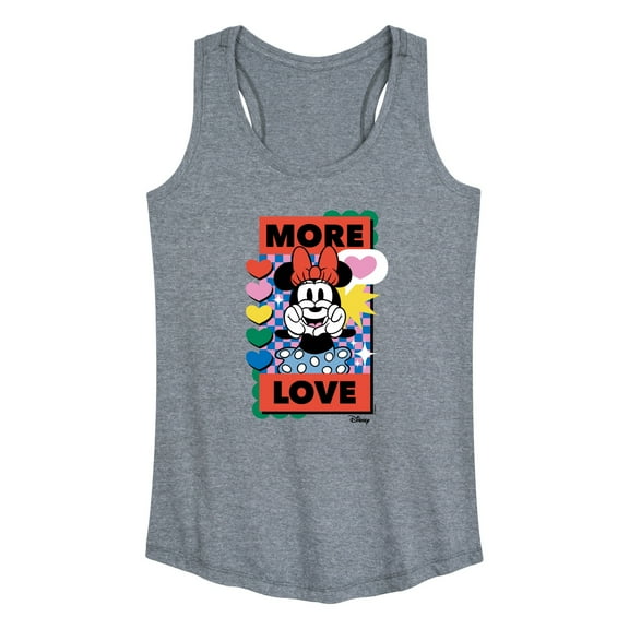 Disney - Minnie Mouse - More Love - Women's Racerback Tank Top