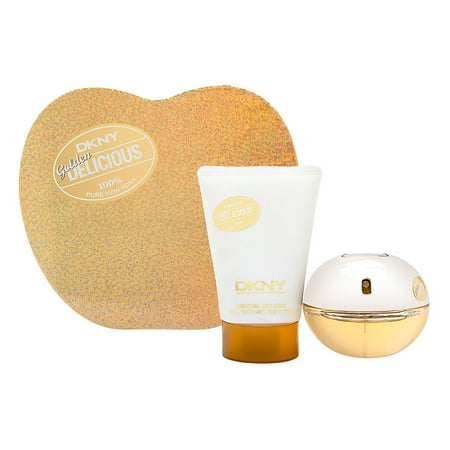 Delicious Lotion - DKNY Golden Delicious by Donna Karen for Women 2 Piece Set Includes: 1.7 oz Eau de Parfum Spray + 3.4 oz Shimmering Body Lotion