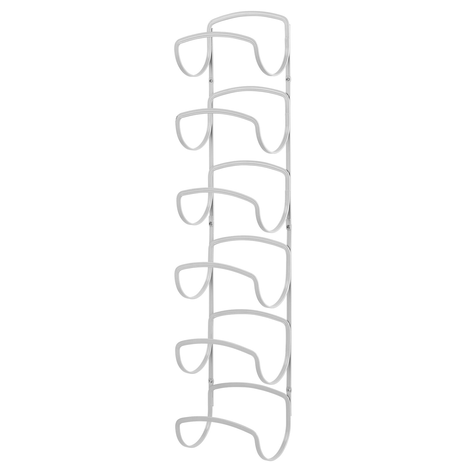 mDesign Steel Towel Holder for Bathroom Wall Wall Mounted Organizer for Rolled Towels and Bath