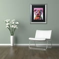 thumbnail image 4 of Trademark Fine Art "Cherish The Pitbull" Canvas Art by Dean Russo, Black Matte, Silver Frame, 4 of 4