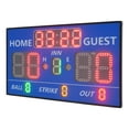 thumbnail image 6 of Scoreboard for Baseball Games, Portable Electronic Digital Scoreboard, LED Scoreboard Blue, 6 of 14