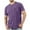 Purple, variant on Xuniizn Mens T Shirts Casual Loose Crewneck Workout Short Sleeve Shirt with Pocket Plus Size Lightweight Soft Stretch Solid Color Tee Tops, M-4XL