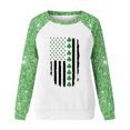 thumbnail image 4 of Qiopertar Mode Femmes Imprimé Col Rond Pull Tops Manches Longues Blouse Confortable Chandail en Molleton Offres de la Semaine Liquidation Moins de 5$ jusqu'à 90 % de Réduction, 4 of 4
