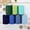 7 OCEAN COLORS, variant on Threadart 100% Cotton Variegated Thread Set | 6 Cones Rainbow Colors | 600M (660 Yards) Cones | For Quilting & Sewing 40/3 Weight | Long Staple & Low Lint | Over 20 Other Sets Available