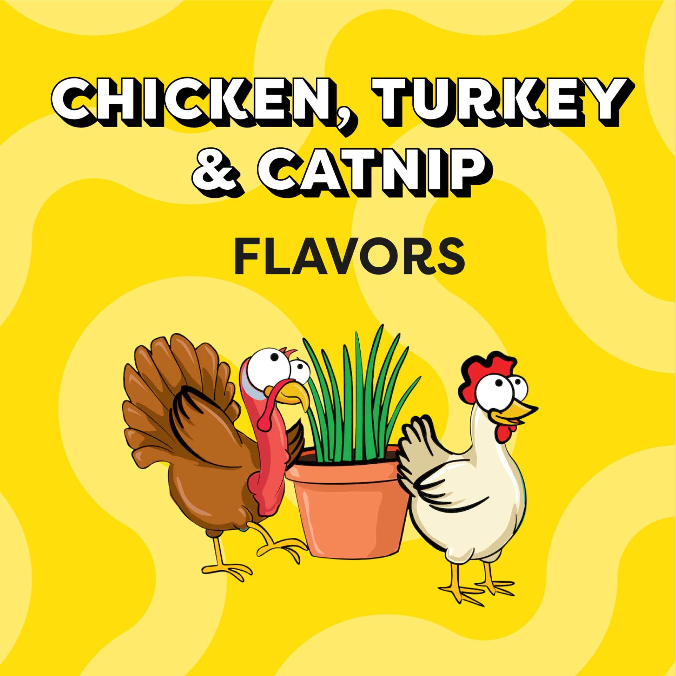 Temptations ShakeUps Chicken, Catnip & Turkey Flavor Topper, Crunchy & Soft Treat for Cat, 2.47 oz Pouch