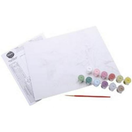 UPC: 0088677914196 | Paint Works Paint By Number Kit 14 X11 -Hibiscus Hummingbird