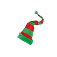 thumbnail image 3 of xiaxaixu Christmas Unisex Clown Cap, Stripe Pattern Elf Hat Costume Props, 3 of 4