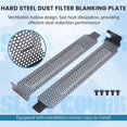 thumbnail image 5 of 20 Pieces PCI Slot Cover Hard Steel Dust Filter Blanking Plate, Vented Slot Covers for Computer Case, 5 of 5