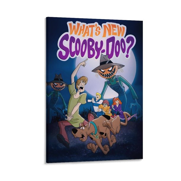 Scooby-Doo Cuadro decorativo colgante - Arte de pared - Póster enmarcado - Decoración de pared - Regalos para familia, amigos y aficionados 20*30 cm