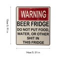 thumbnail image 2 of TIMIFIS A Sticker Funny Beer Refrigerator Sticker Sticker Refrigerator Sticker Decorative Refrigerator Sticker Home Decor, 2 of 2