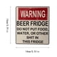 thumbnail image 2 of Funny Beer Refrigerator Sticker Sticker Refrigerator Sticker Decorative Refrigerator Sticker, 2 of 2