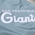 thumbnail image 6 of Men's Mitchell & Ness  Gray San Francisco Giants Thunderstorm Head Coach Lightweight Satin Full-Snap Jacket, 6 of 7