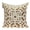 Beige & Gold Lattice, variant on White and Gray Lattice Velvet Throw Pillow