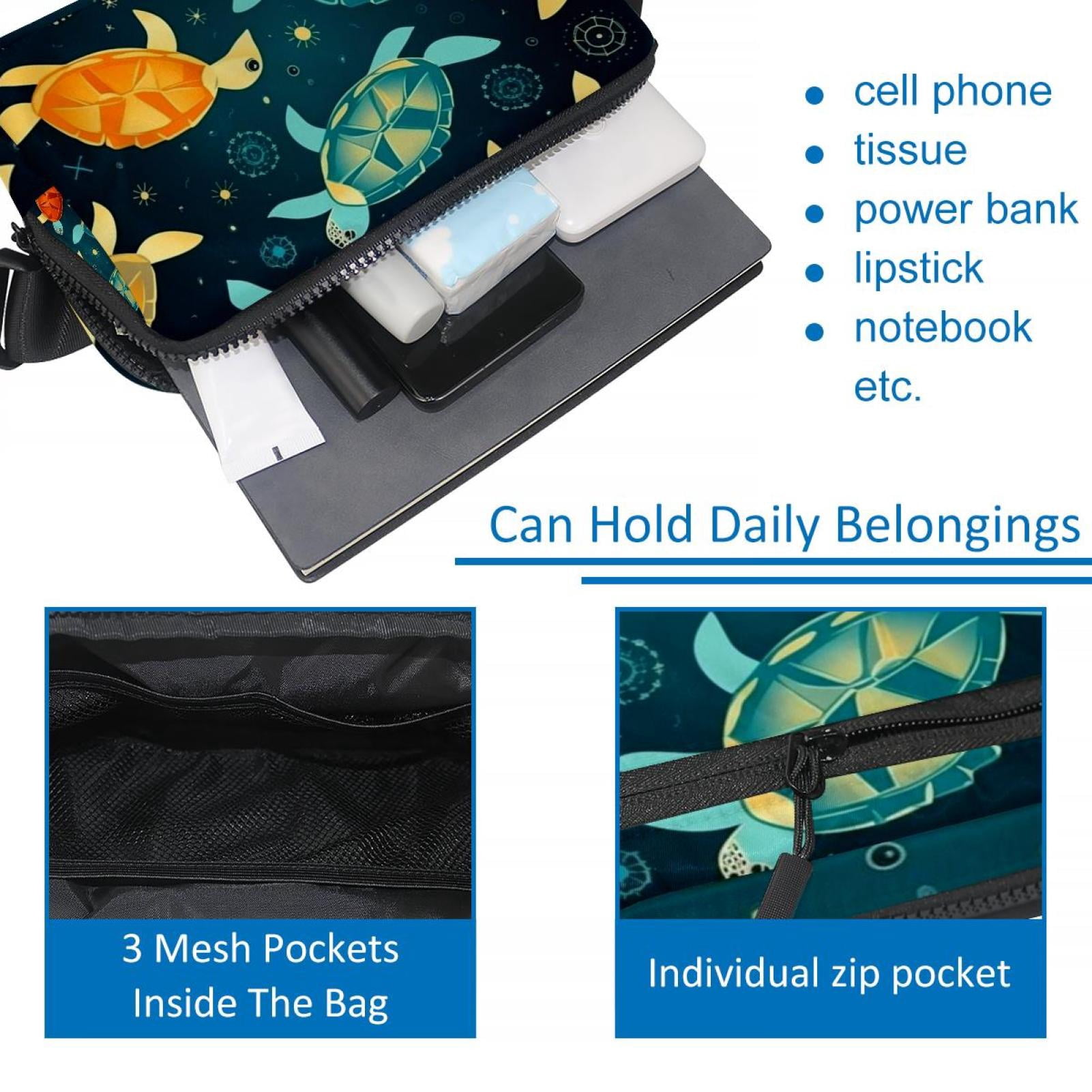 Sea turtles Running Belt Waist Packs Fanny Bag: Lightweight, Adjustable, with Extension Strap, Unisex