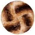thumbnail image 5 of SAFAVIEH Courtney Abstract Shag Area Rug, Mink, 5' x 8', 5 of 11