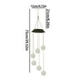 thumbnail image 6 of Solar Wind Chime Outside Color Changing Ball Wind Chimes, Led Mobile Solar Lamp for Mom Grandma Waterproof Outdoor Solar Lights for Garden Patio Party Yard Window Decorations, 6 of 6