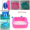 thumbnail image 1 of Maoww Rabbit Toilet Box Tray Small Pet Potty Trainer Guinea Pig Poop Tray Pink, 1 of 9