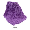 thumbnail image 4 of Toystoory Manta de punto grueso Variedad de colores Amplia aplicación Fácil de mantener Manta cálida tejida a mano Juegos de cama morado pálido, 4 of 6