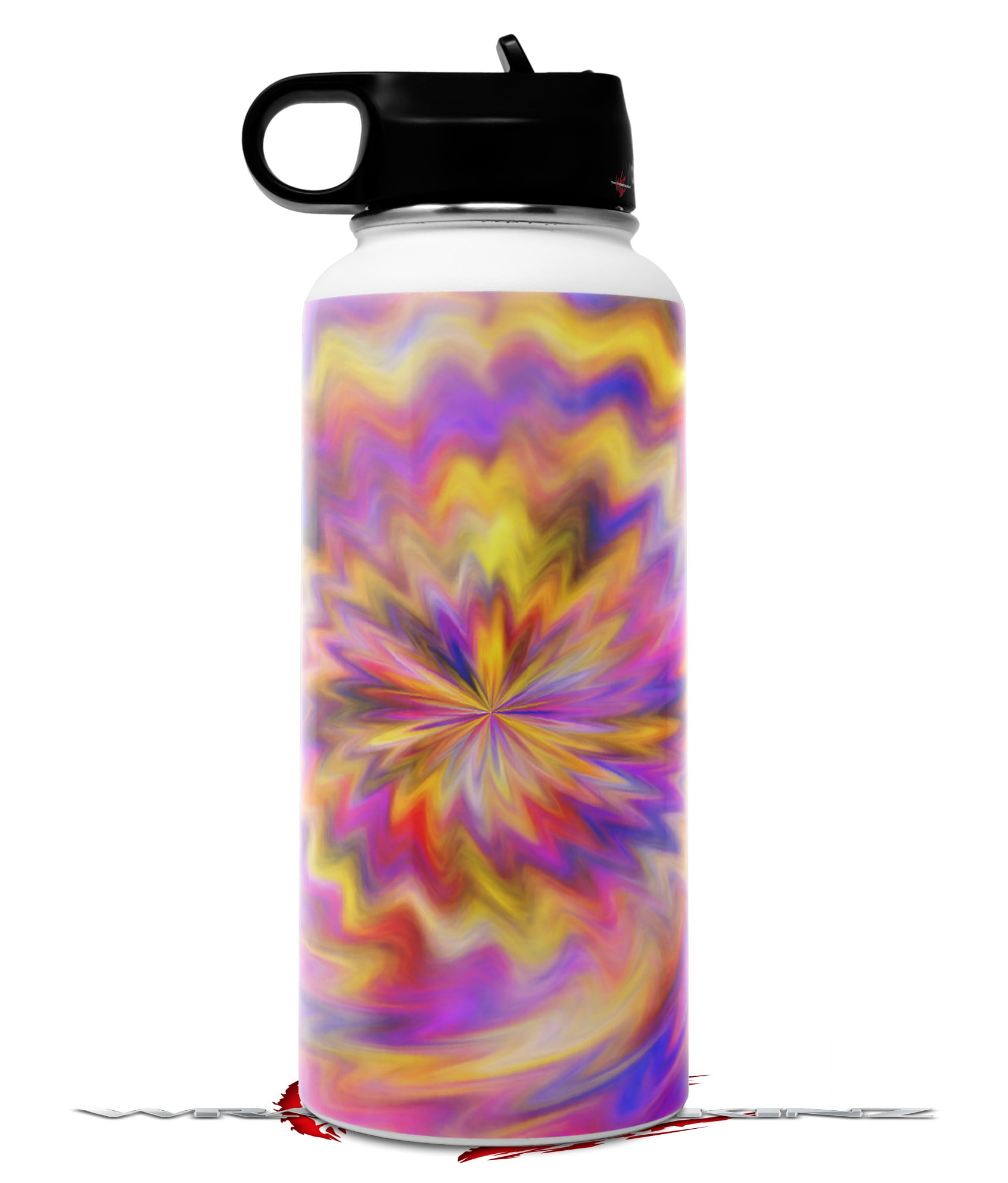 Skin Wrap Decal compatible with Hydro Flask Wide Mouth Bottle 32oz 