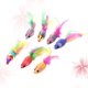 thumbnail image 5 of 10 piezas de ratón de cola de gato de colores realistas, ratón pequeño de color aleatorio, divertido juguete para gato, suministros para mascotas, 5 of 7