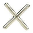 thumbnail image 5 of Imitation Copper Cross Sturdy and Durable Billiard Cues Cross Fork for Billiard Racks,, 5 of 5