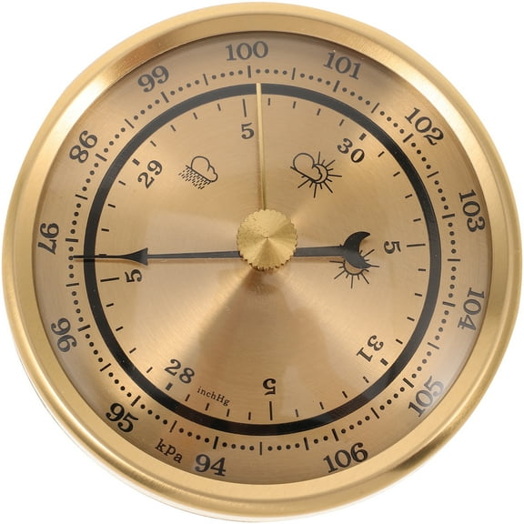Portable Barometer Household Barometer Dial Design Barometer Multi-use Barometer