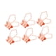 thumbnail image 3 of Clips Lindos para Carpetas Ormromra 100 Mango en Forma de Girasol Metal Resistente Oro Rosa, 3 of 8