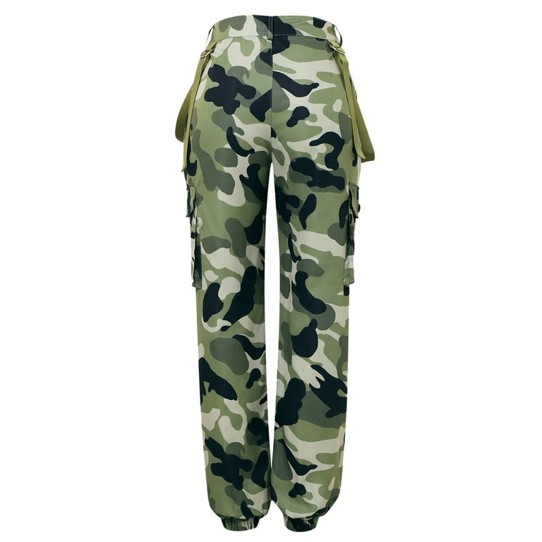 Women's Pants Plus Size Camo High Waist Slim Fit Jogger Sweat