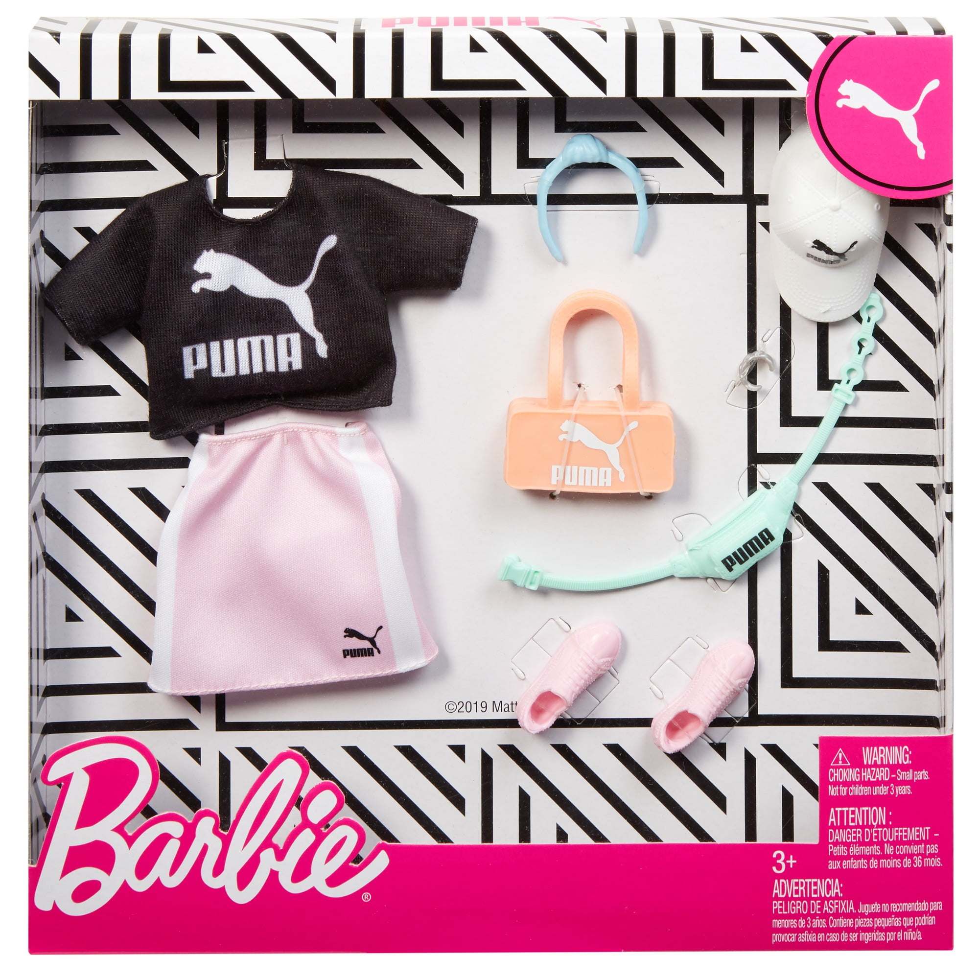 Barbie Doll Clothes: Puma Fashion Pack With Outfit And 6 